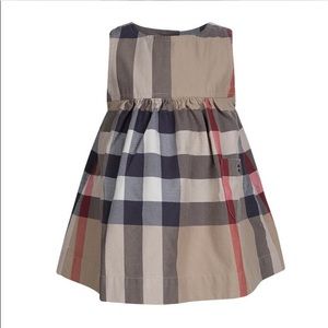 Burberry Baby Girl Novacheck Sleeveless Dress